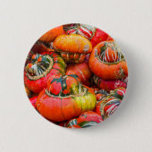 Bunte Kürbis Button (Vorderseite)