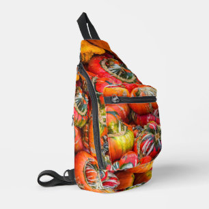 Bunte Kürbis Crossbody Bag