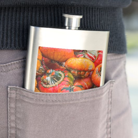 Bunte Kürbis Flachmann (Beispiel)