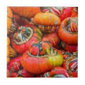 Bunte Kürbis Fliese (Vorderseite)