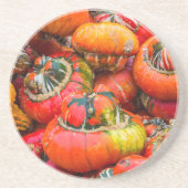 Bunte Kürbis Getränkeuntersetzer (Vorne)