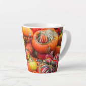 Bunte Kürbis Milchtasse (Rechte Ecke)