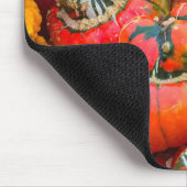 Bunte Kürbis Mousepad (Ecke)