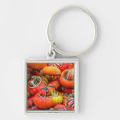 Bunte Kürbis Schlüsselanhänger (Vorne)