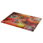 Bunte Kürbis Schneidebrett (Ecke)