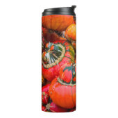 Bunte Kürbis Thermosbecher (Nach links gedreht)