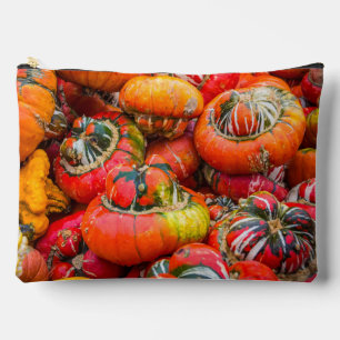 Bunte Kürbis Zubehörtasche