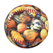 Bunte Kürbisse C Baseball (Vorderseite Links)