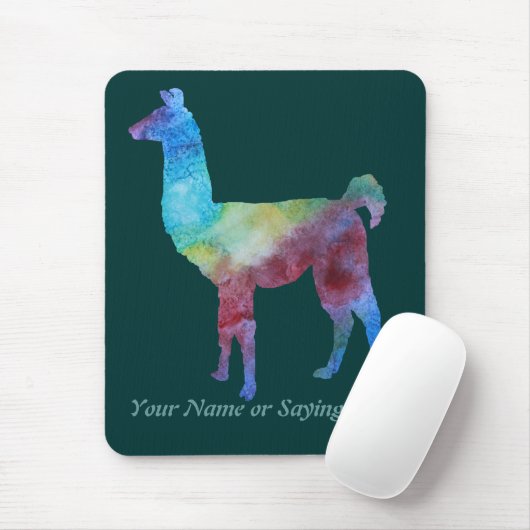 Bunte Lamas Mousepad (Mit Mouse)