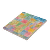 Bunte Landschaft - Paul Klee Fliese (Seite)