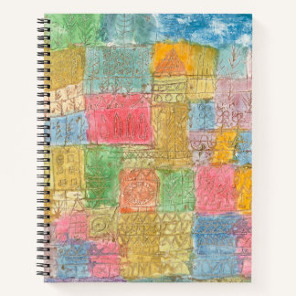 Bunte Landschaft - Paul Klee Notizblock