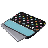 Bunte Laptop-Kasten-Tupfen Laptopschutzhülle (Vorne Knopf)