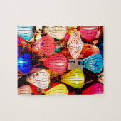 Bunte Laternen Puzzle (Horizontal)