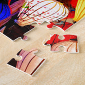 Bunte Laternen Puzzle (Seite)