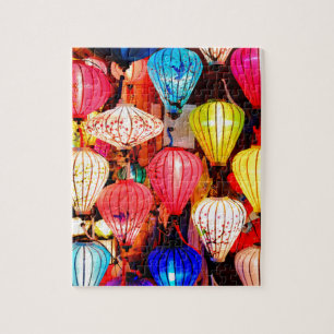 Bunte Laternen Puzzle