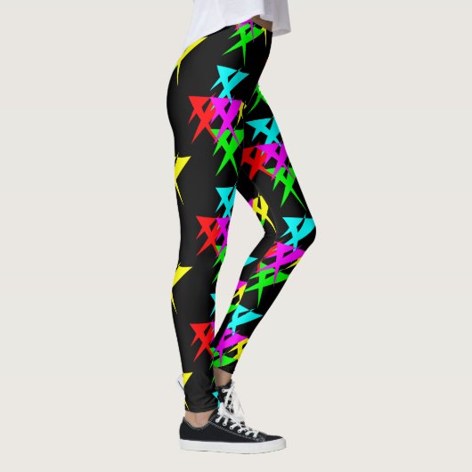 bunte Leggings der Form-90s (Rechts)