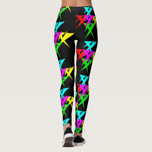 bunte Leggings der Form-90s (Rückseite)