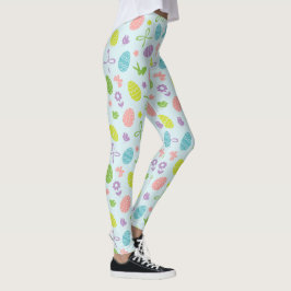 Bunte Leggings des Ostern-Frühlings-Muster-|