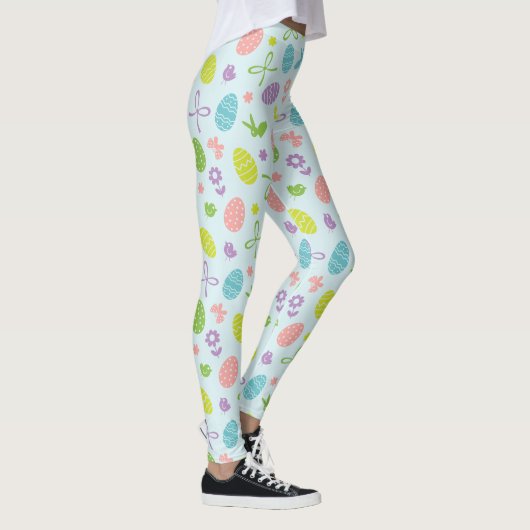 Bunte Leggings des Ostern-Frühlings-Muster-| (Rechts)
