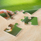 Bunte Leiothrix / Pekin-Robin Singvogel Puzzle (Seite)