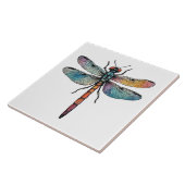 Bunte Libelle Fliese (Seite)