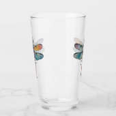 Bunte Libelle Glas (Links)