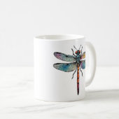 Bunte Libelle Kaffeetasse (VorderseiteRechts)