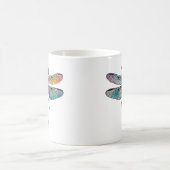 Bunte Libelle Kaffeetasse (Mittel)