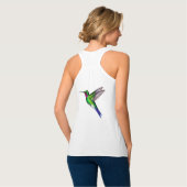 Bunte Libelle und Kolibri Tank Top (Rückseite Vollansicht)