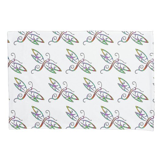 Bunte Libellen Kissenbezug (Vorderseite)