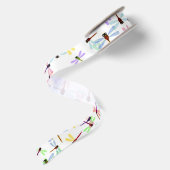 bunte Libellen Satinband (Rückseite)