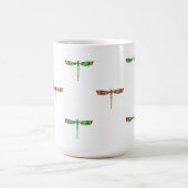 Bunte Libellen-Tasse Kaffeetasse (Mittel)