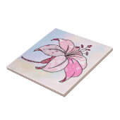 bunte Lilie Fliese (Seite)