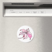 bunte Lilie Keramik Magnet (In Situ (Geschirrspüler))