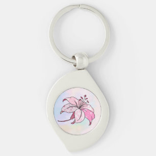 bunte Lilie Schlüsselanhänger