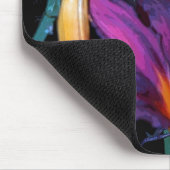 Bunte Lilien Mousepad (Ecke)