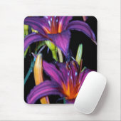 Bunte Lilien Mousepad (Mit Mouse)