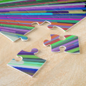 Bunte Linie Explosions-Muster-Puzzlespiel Puzzle (Seite)