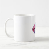 Bunte Lippenkunst Kaffeetasse (Links)