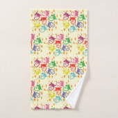 Bunte Lizards Badhandtuch Set (Handtuch)