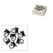Bunte Lizards Gummistempel (Stempel)