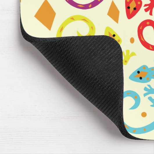 Bunte Lizards Mousepad (Ecke)
