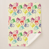 Bunte Lizards Sherpadecke (Vorderseite)