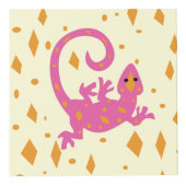 Bunte Lizards Würfel (Vorderseite)