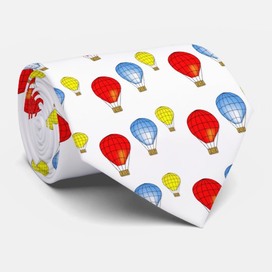 Bunte Luftballone Krawatte (Gerollt)