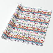 Bunte lustige Doodle-Geschenkpapier Geschenkpapier (Ungerollt)