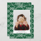 bunte, lustige Weihnachten zu einem Foto (Vorne/Hinten)