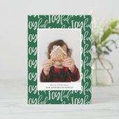 bunte, lustige Weihnachten zu einem Foto (Stehend Vorderseite)