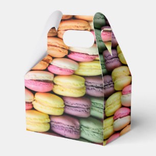 Bunte Makronen Geschenkschachtel
