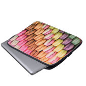 Bunte Makronen Laptopschutzhülle (Vorne Knopf)